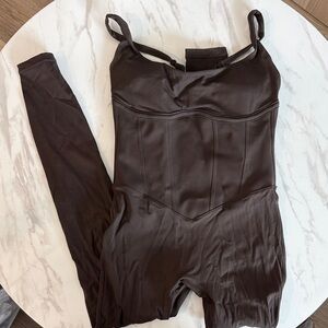 Buffybunny Brown Jumpsuit Romper